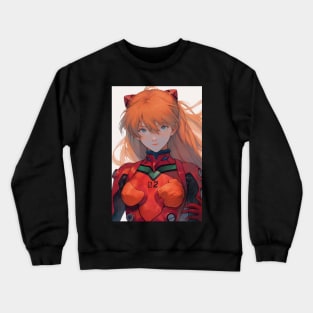 Asuka Langley Soryu - Evangelion Art Crewneck Sweatshirt